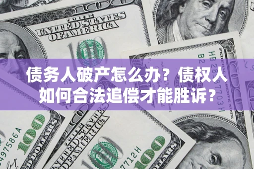 北京债务人破产怎么办？债权人如何合法追偿才能胜诉？