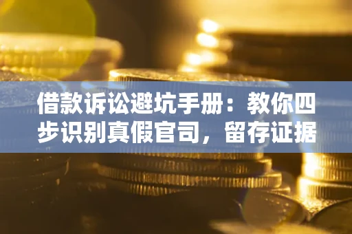 北京借款诉讼避坑手册：教你四步识别真假官司，留存证据不踩雷