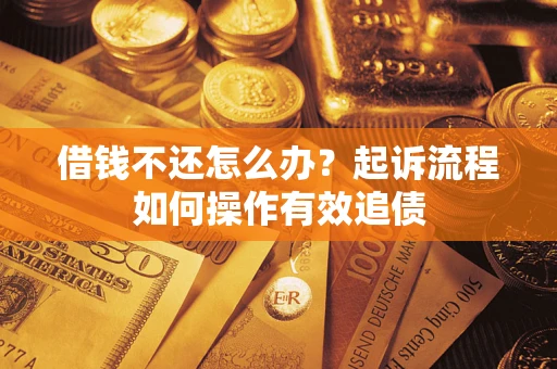 北京借钱不还怎么办？起诉流程如何操作有效追债