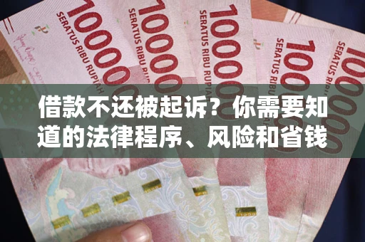 北京借款不还被起诉？你需要知道的法律程序、风险和省钱技巧